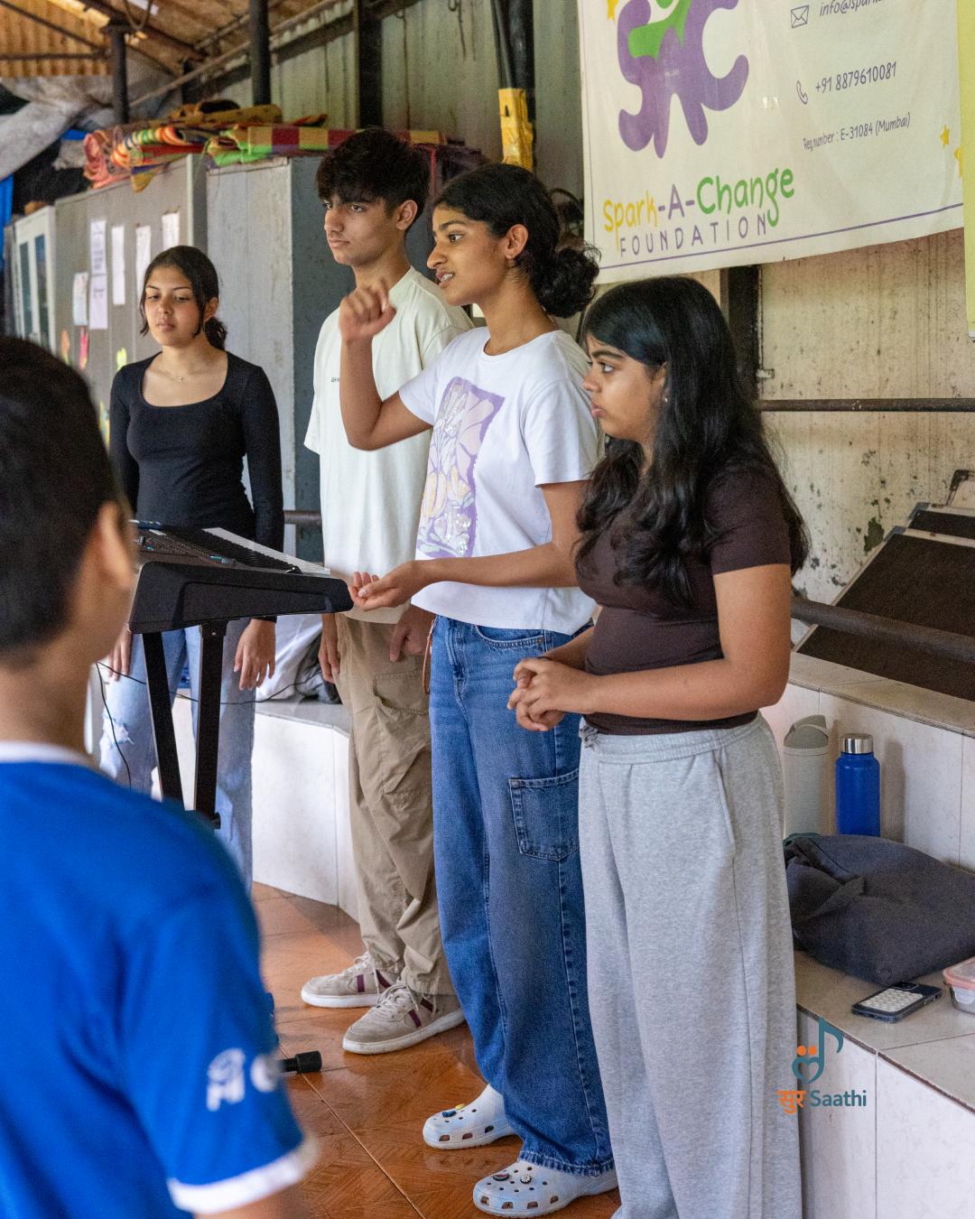 Music theory on blackboard